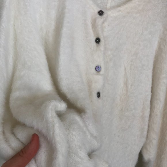 Free People Allegra fuzzy sweater cardigan - Picture 3 of 3